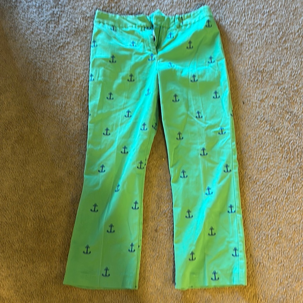 Green Lily Pulitzer cropped pant size 8